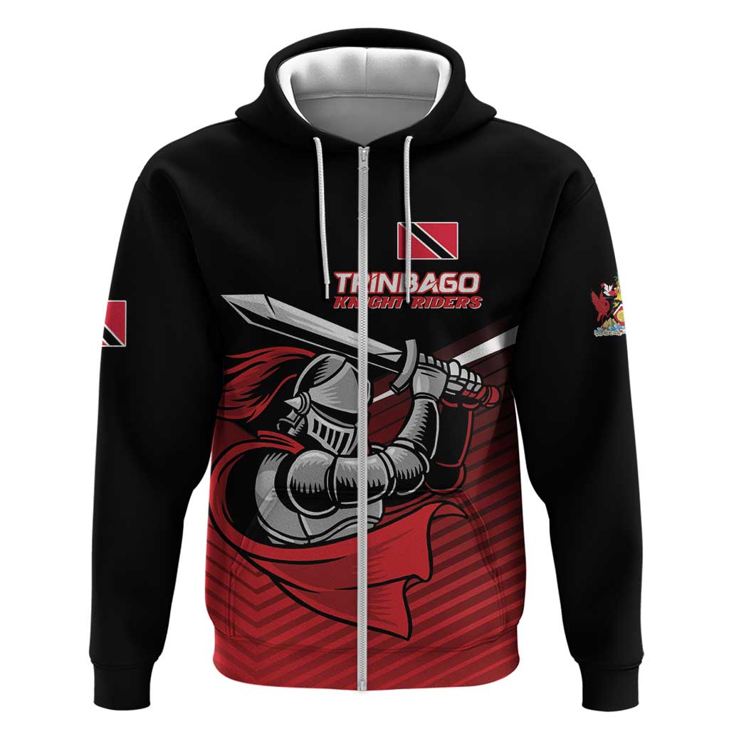 Custom Knight Riders Trinbago Cricket Hoodie Play Fight Win Repeat LT01