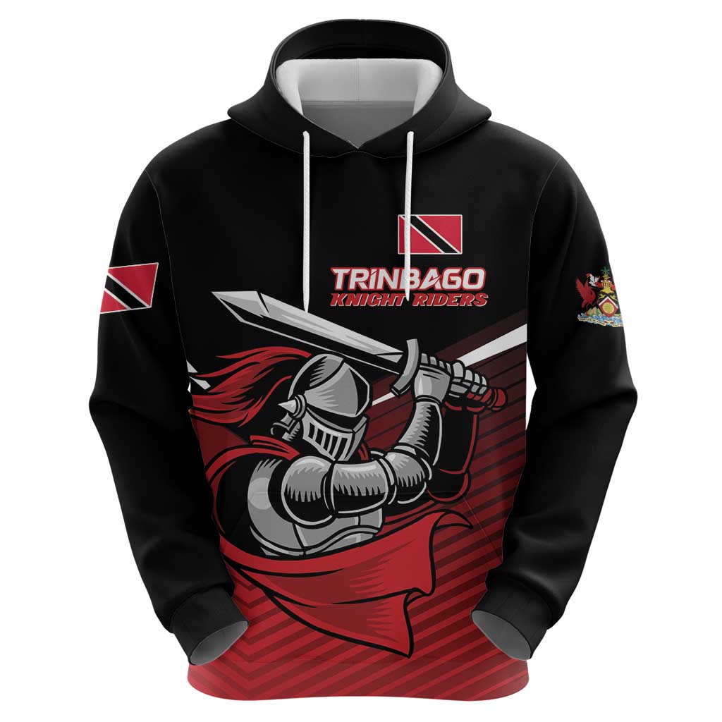 Custom Knight Riders Trinbago Cricket Hoodie Play Fight Win Repeat LT01