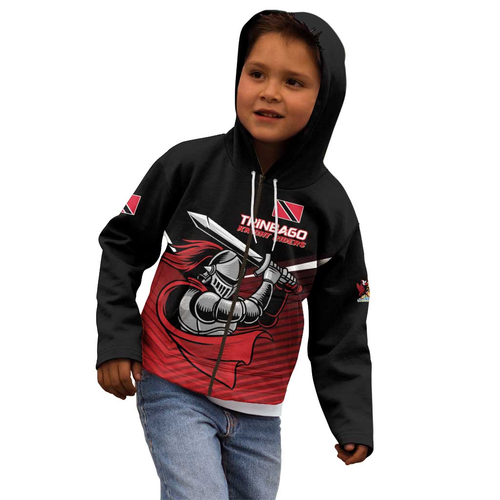 Custom Knight Riders Trinbago Cricket Kid Hoodie Play Fight Win Repeat LT01