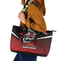Knight Riders Trinbago Cricket Leather Tote Bag Play Fight Win Repeat LT01