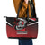 Knight Riders Trinbago Cricket Leather Tote Bag Play Fight Win Repeat LT01
