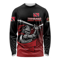 Custom Knight Riders Trinbago Cricket Long Sleeve Shirt Play Fight Win Repeat LT01