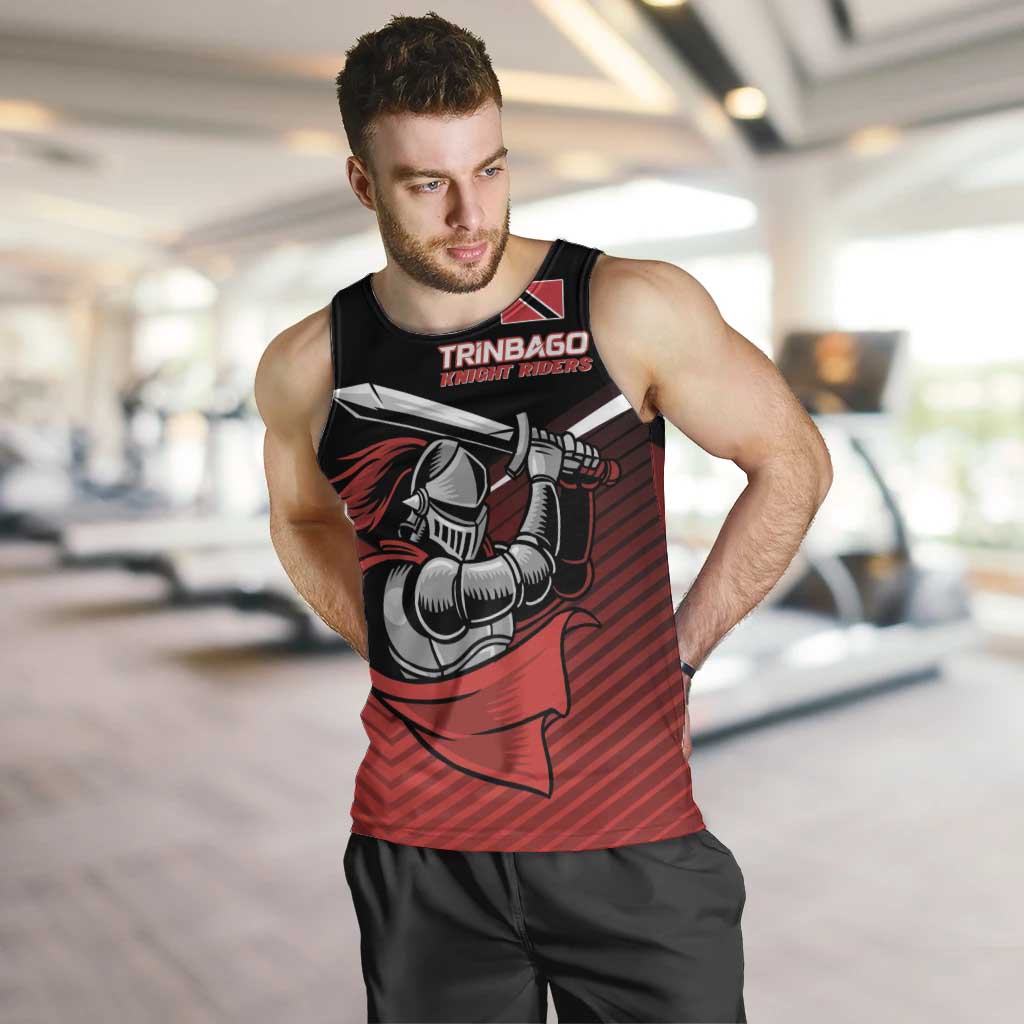Custom Knight Riders Trinbago Cricket Men Tank Top Play Fight Win Repeat LT01