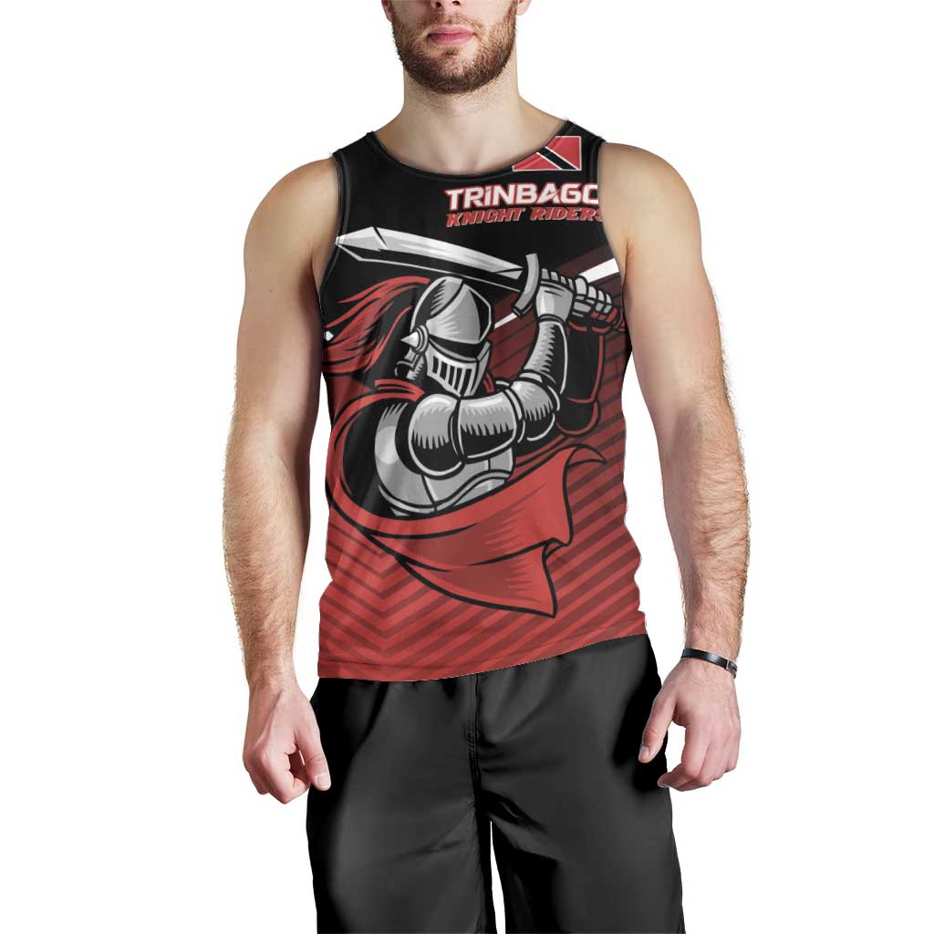 Custom Knight Riders Trinbago Cricket Men Tank Top Play Fight Win Repeat LT01