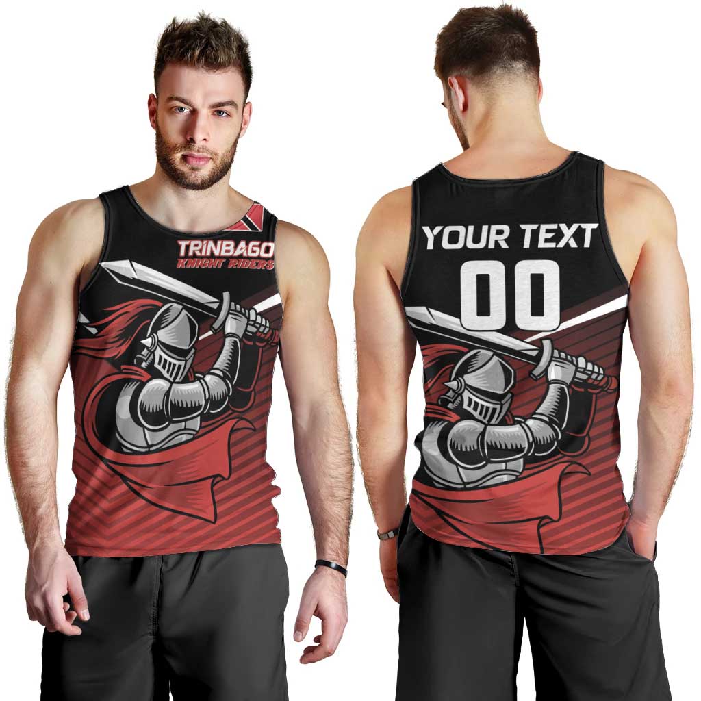 Custom Knight Riders Trinbago Cricket Men Tank Top Play Fight Win Repeat LT01