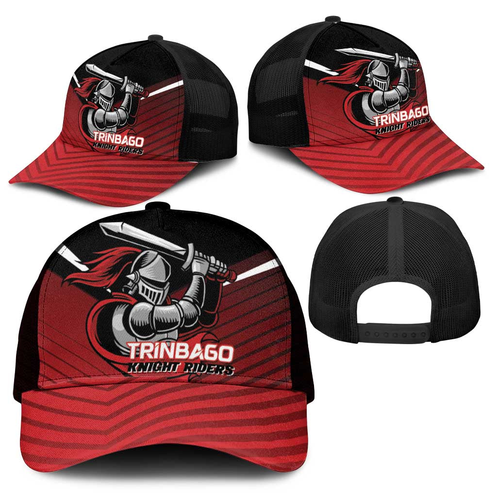 Knight Riders Trinbago Cricket Mesh Trucker Cap Play Fight Win Repeat LT01
