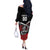 Custom Knight Riders Trinbago Cricket Off The Shoulder Long Sleeve Dress Play Fight Win Repeat LT01
