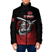 Custom Knight Riders Trinbago Cricket Padded Jacket Play Fight Win Repeat - Wonder Print Shop