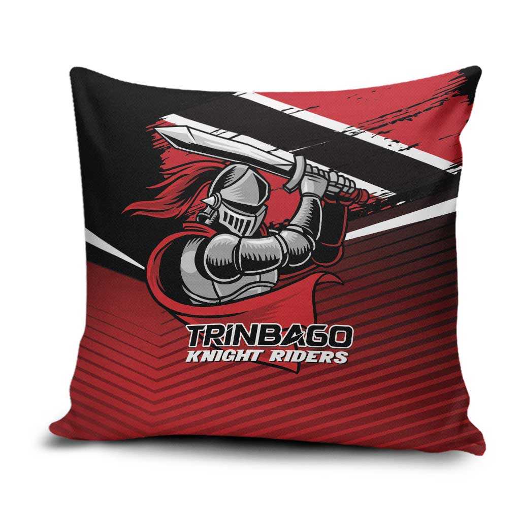 Knight Riders Trinbago Cricket Pillow Cover Play Fight Win Repeat - Wonder Print Shop