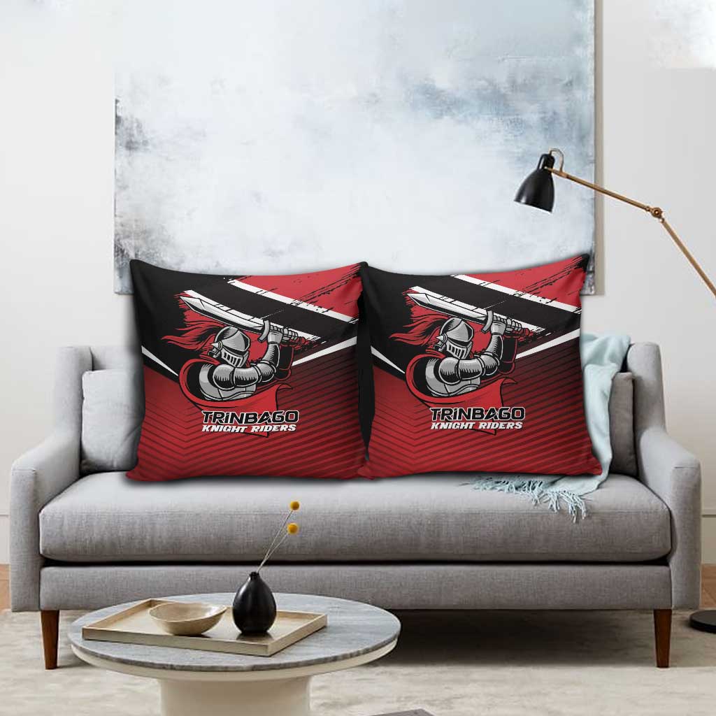 Knight Riders Trinbago Cricket Pillow Cover Play Fight Win Repeat - Wonder Print Shop