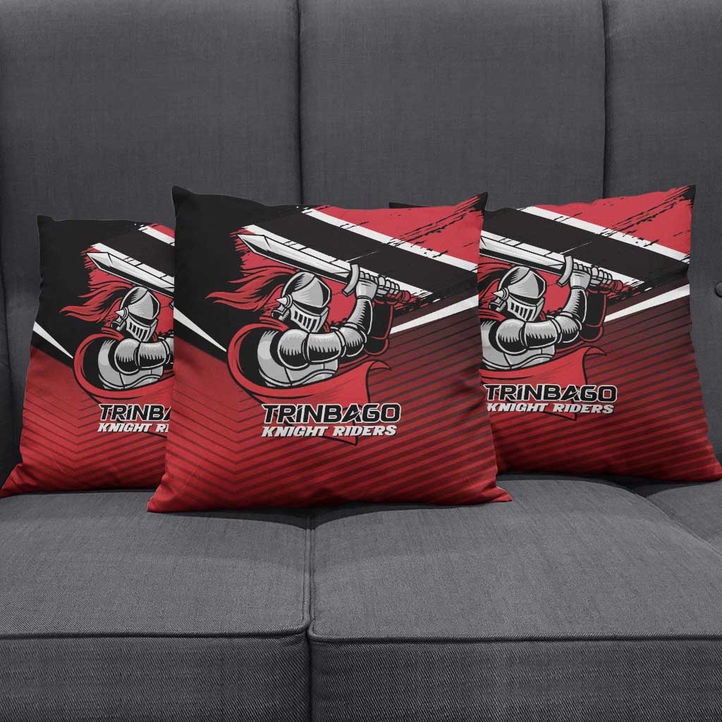 Knight Riders Trinbago Cricket Pillow Cover Play Fight Win Repeat - Wonder Print Shop