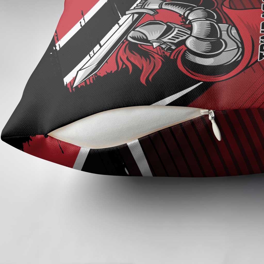 Knight Riders Trinbago Cricket Pillow Cover Play Fight Win Repeat - Wonder Print Shop