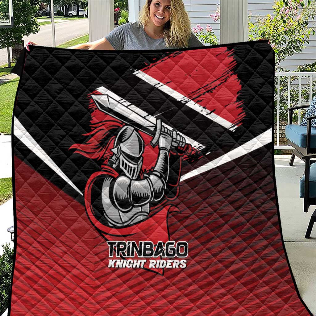 Knight Riders Trinbago Cricket Quilt Play Fight Win Repeat LT01