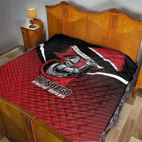 Knight Riders Trinbago Cricket Quilt Play Fight Win Repeat LT01
