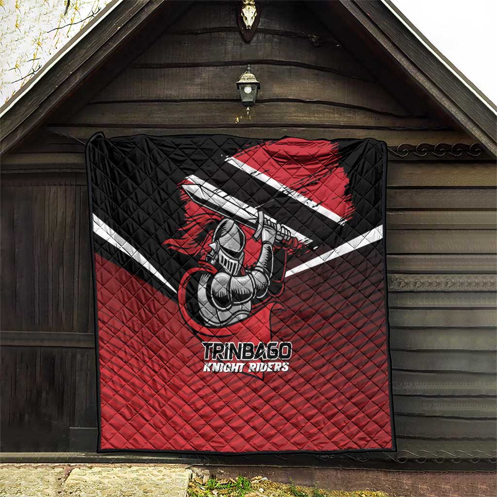 Knight Riders Trinbago Cricket Quilt Play Fight Win Repeat LT01