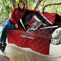 Knight Riders Trinbago Cricket Quilt Play Fight Win Repeat LT01