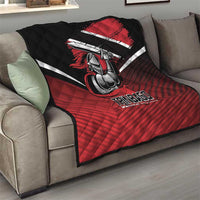 Knight Riders Trinbago Cricket Quilt Play Fight Win Repeat LT01