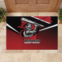 Knight Riders Trinbago Cricket Rubber Doormat Play Fight Win Repeat LT01