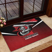 Knight Riders Trinbago Cricket Rubber Doormat Play Fight Win Repeat LT01