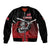 Custom Knight Riders Trinbago Cricket Sleeve Zip Bomber Jacket Play Fight Win Repeat LT01