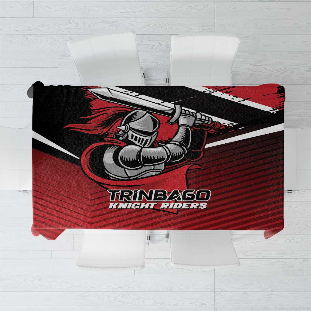 Knight Riders Trinbago Cricket Tablecloth Play Fight Win Repeat LT01