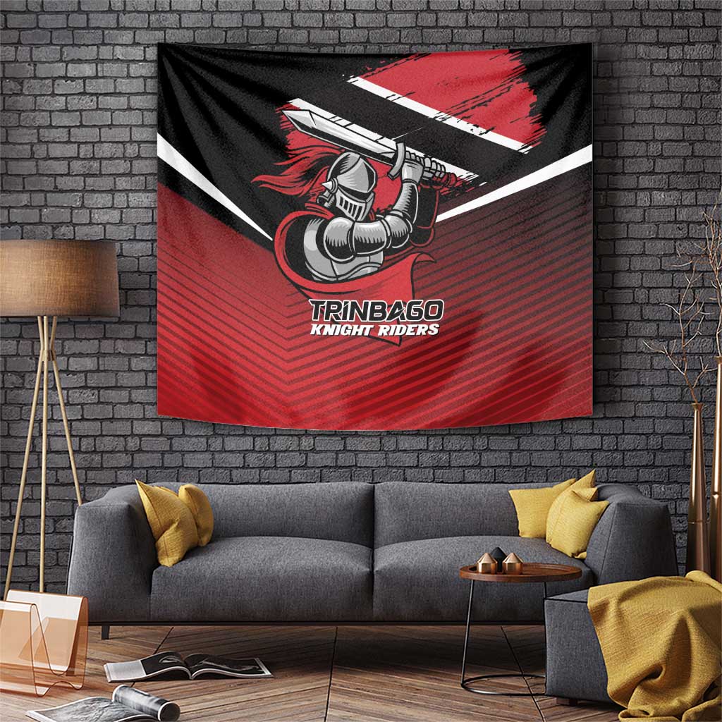 Knight Riders Trinbago Cricket Tapestry Play Fight Win Repeat LT01