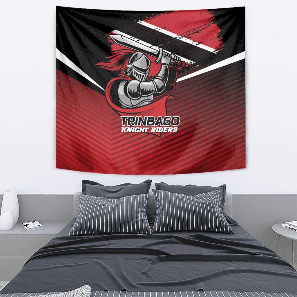 Knight Riders Trinbago Cricket Tapestry Play Fight Win Repeat LT01