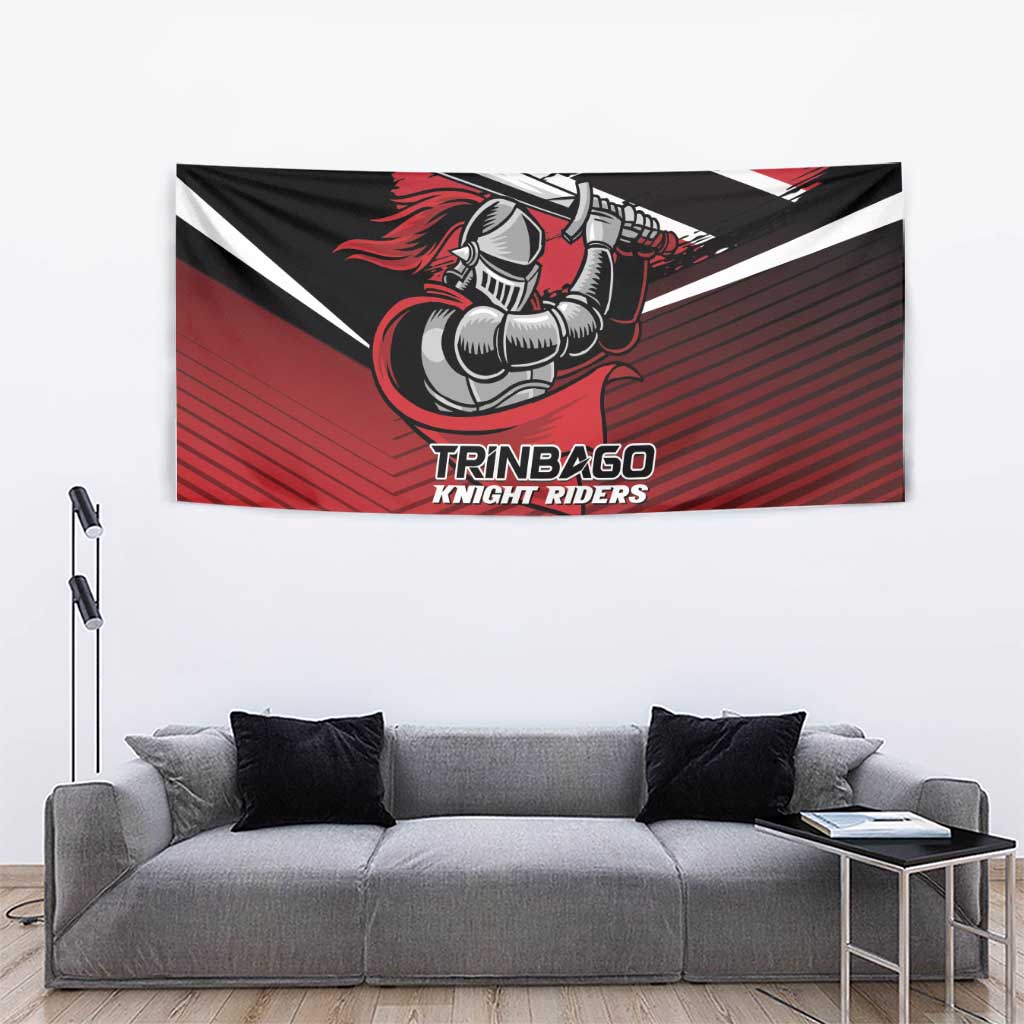 Knight Riders Trinbago Cricket Tapestry Play Fight Win Repeat LT01