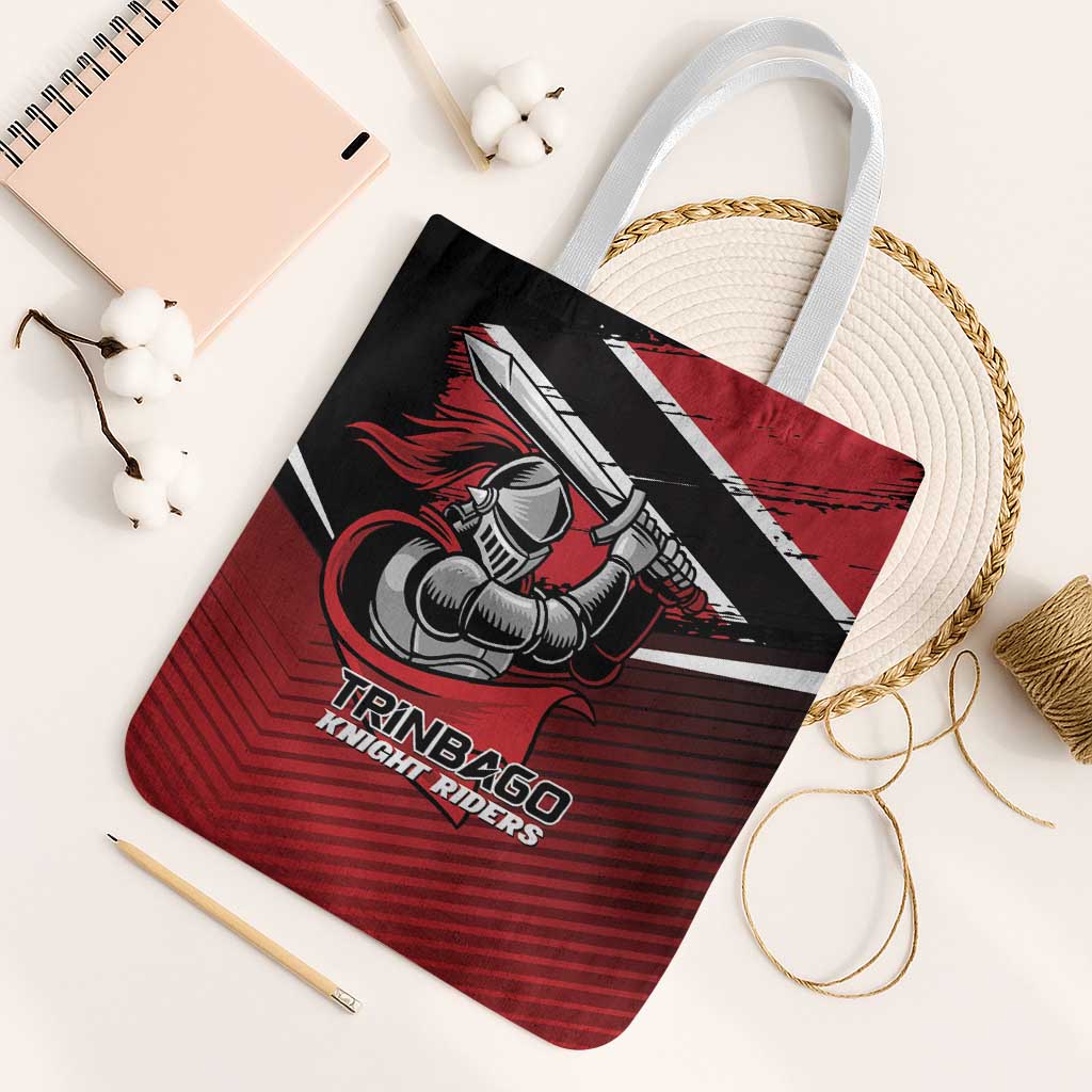 Knight Riders Trinbago Cricket Tote Bag Play Fight Win Repeat - Wonder Print Shop
