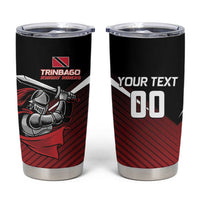Custom Knight Riders Trinbago Cricket Tumbler Cup Play Fight Win Repeat LT01