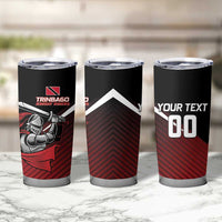 Custom Knight Riders Trinbago Cricket Tumbler Cup Play Fight Win Repeat LT01