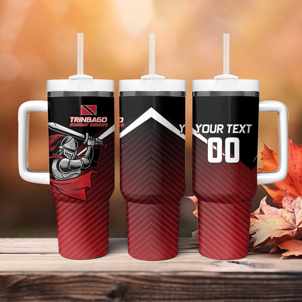 Custom Knight Riders Trinbago Cricket Tumbler With Handle Play Fight Win Repeat LT01