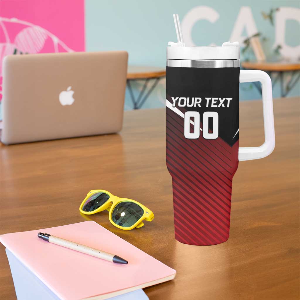 Custom Knight Riders Trinbago Cricket Tumbler With Handle Play Fight Win Repeat LT01