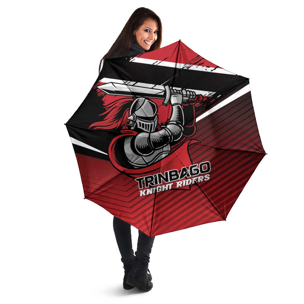 Knight Riders Trinbago Cricket Umbrella Play Fight Win Repeat - Wonder Print Shop