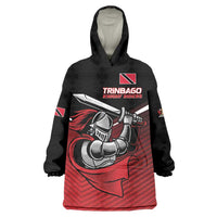 Custom Knight Riders Trinbago Cricket Wearable Blanket Hoodie Play Fight Win Repeat LT01