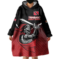 Custom Knight Riders Trinbago Cricket Wearable Blanket Hoodie Play Fight Win Repeat LT01