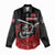 Custom Knight Riders Trinbago Cricket Women Casual Shirt Play Fight Win Repeat LT01