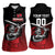 Custom Knight Riders Trinbago Cricket Women Sleeveless Polo Shirt Play Fight Win Repeat LT01