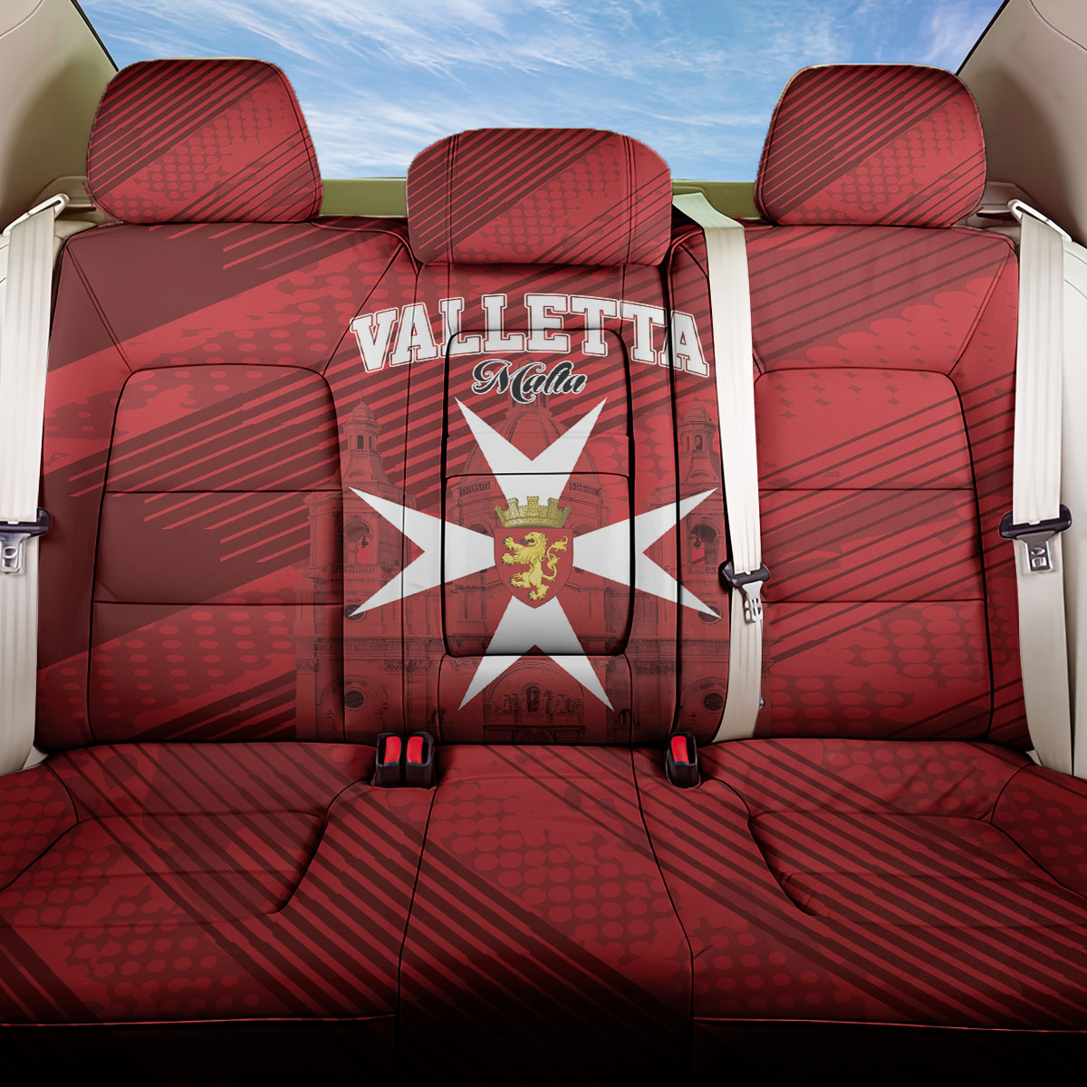 Malta Valletta Back Car Seat Cover St Johns Cathedral
