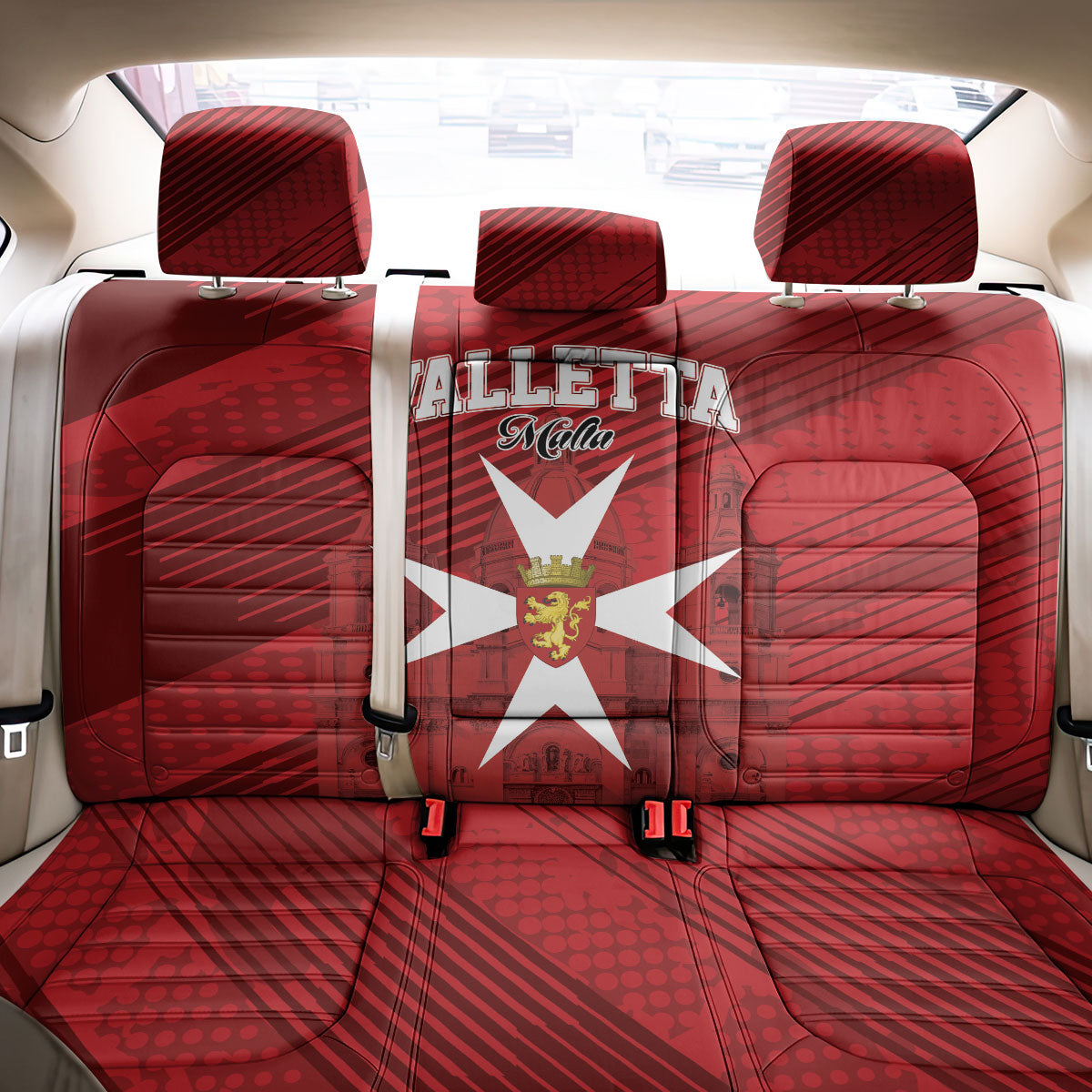 Malta Valletta Back Car Seat Cover St Johns Cathedral