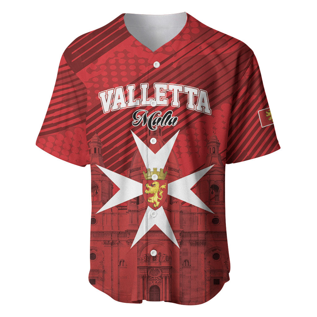 Personalised Malta Valletta Baseball Jersey St Johns Cathedral