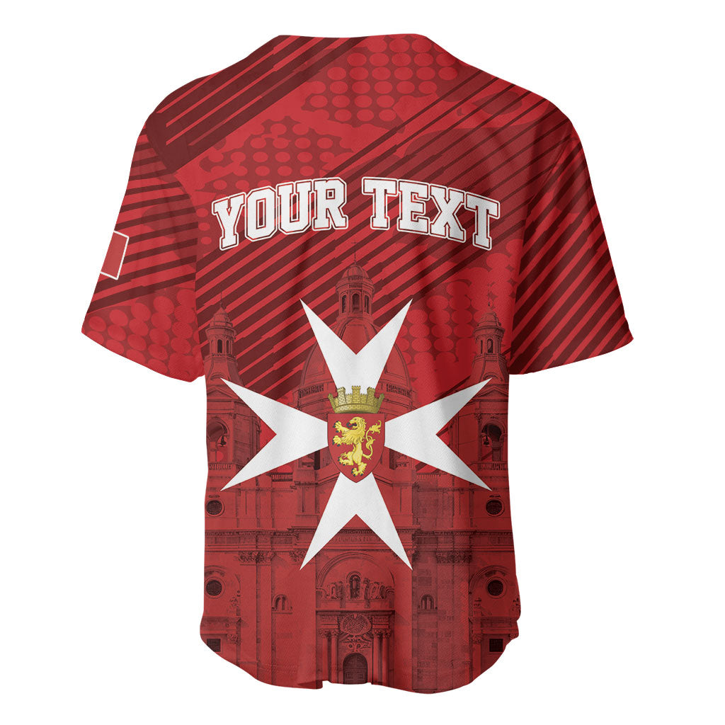 Personalised Malta Valletta Baseball Jersey St Johns Cathedral