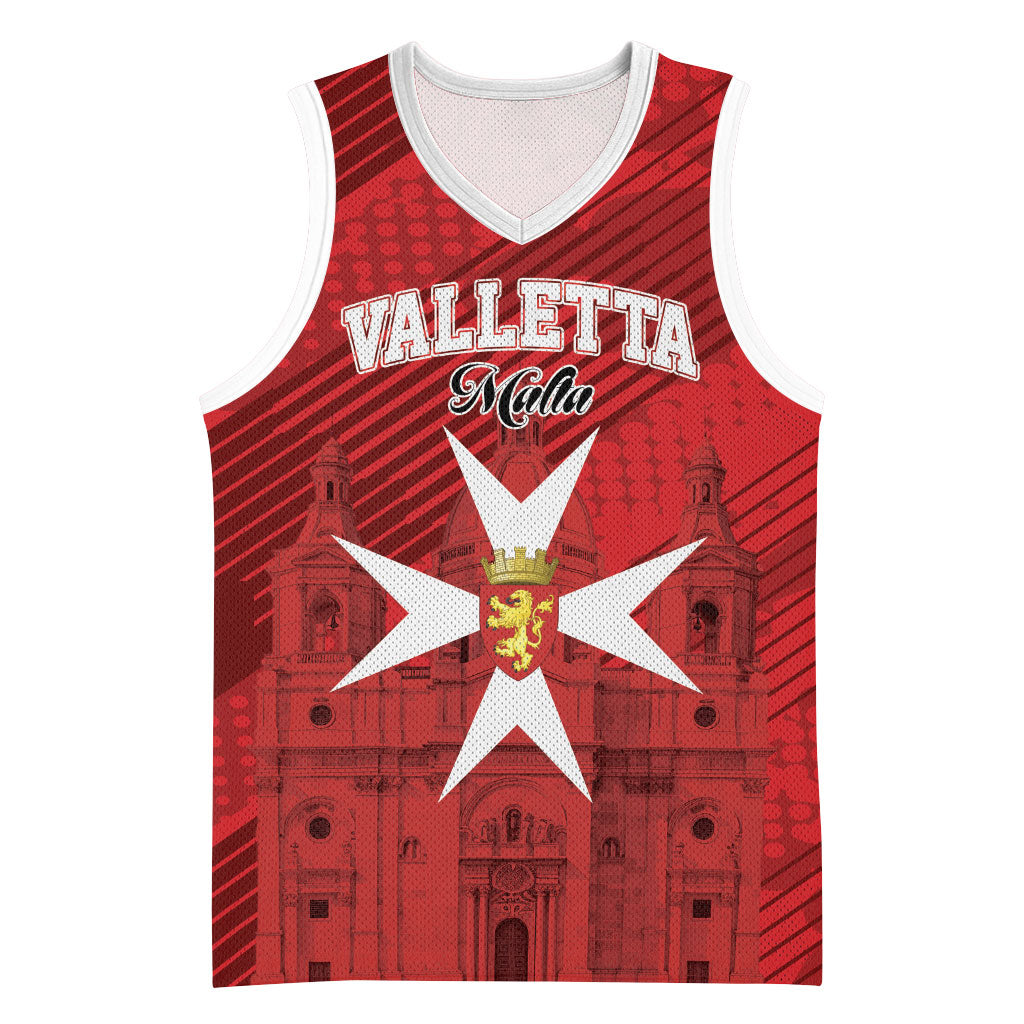 Personalised Malta Valletta Basketball Jersey St Johns Cathedral