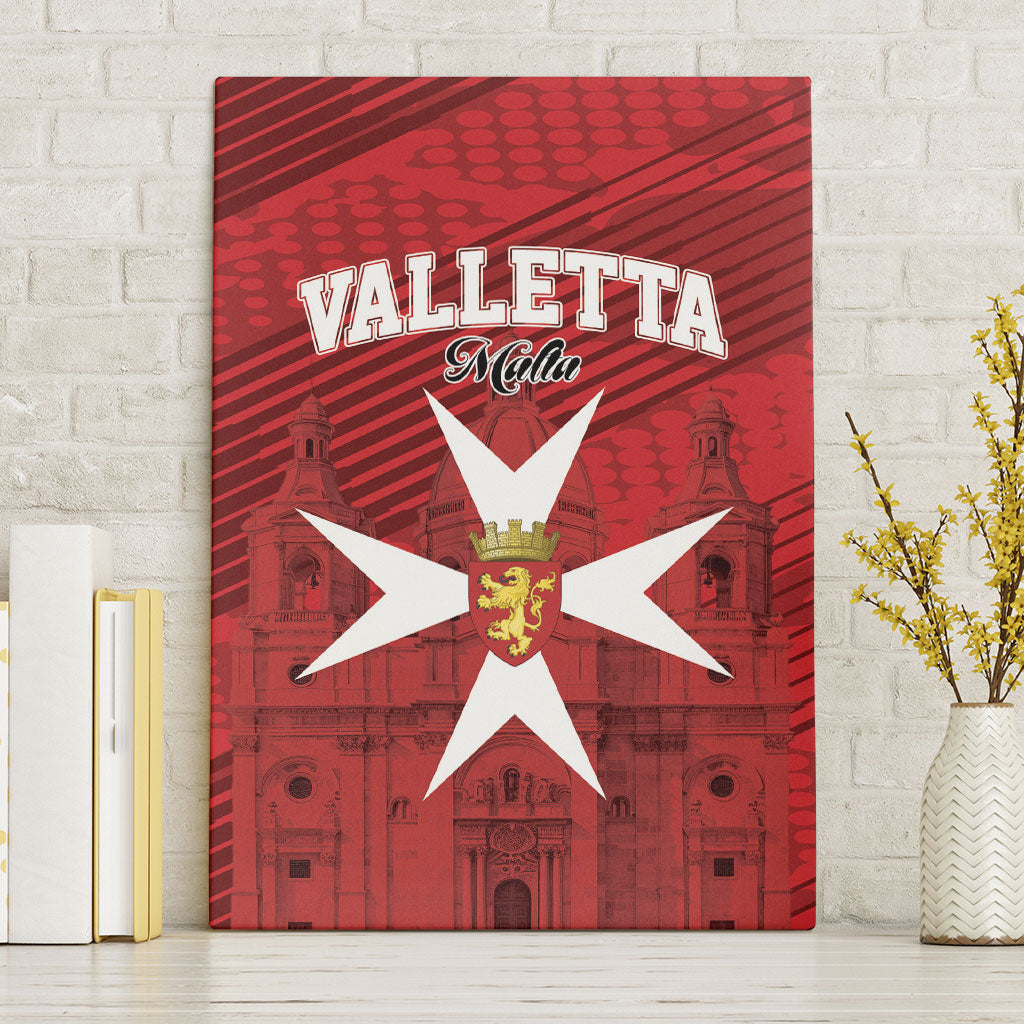 Malta Valletta Canvas Wall Art St Johns Cathedral