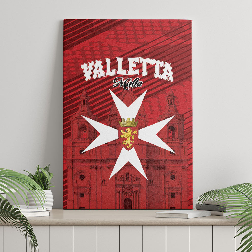 Malta Valletta Canvas Wall Art St Johns Cathedral