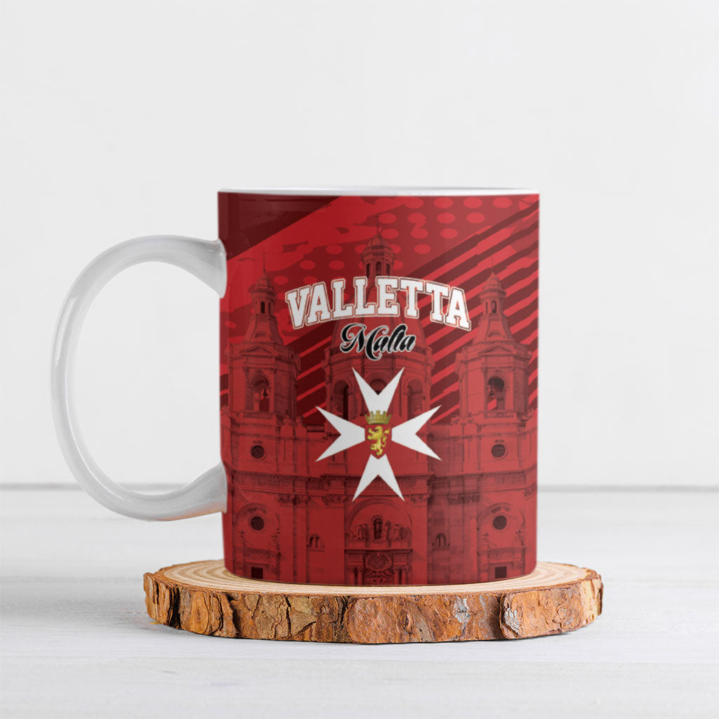 Personalised Malta Valletta Ceramic Mug St Johns Cathedral