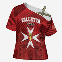 Personalised Malta Valletta Cross Shoulder Shirt St Johns Cathedral