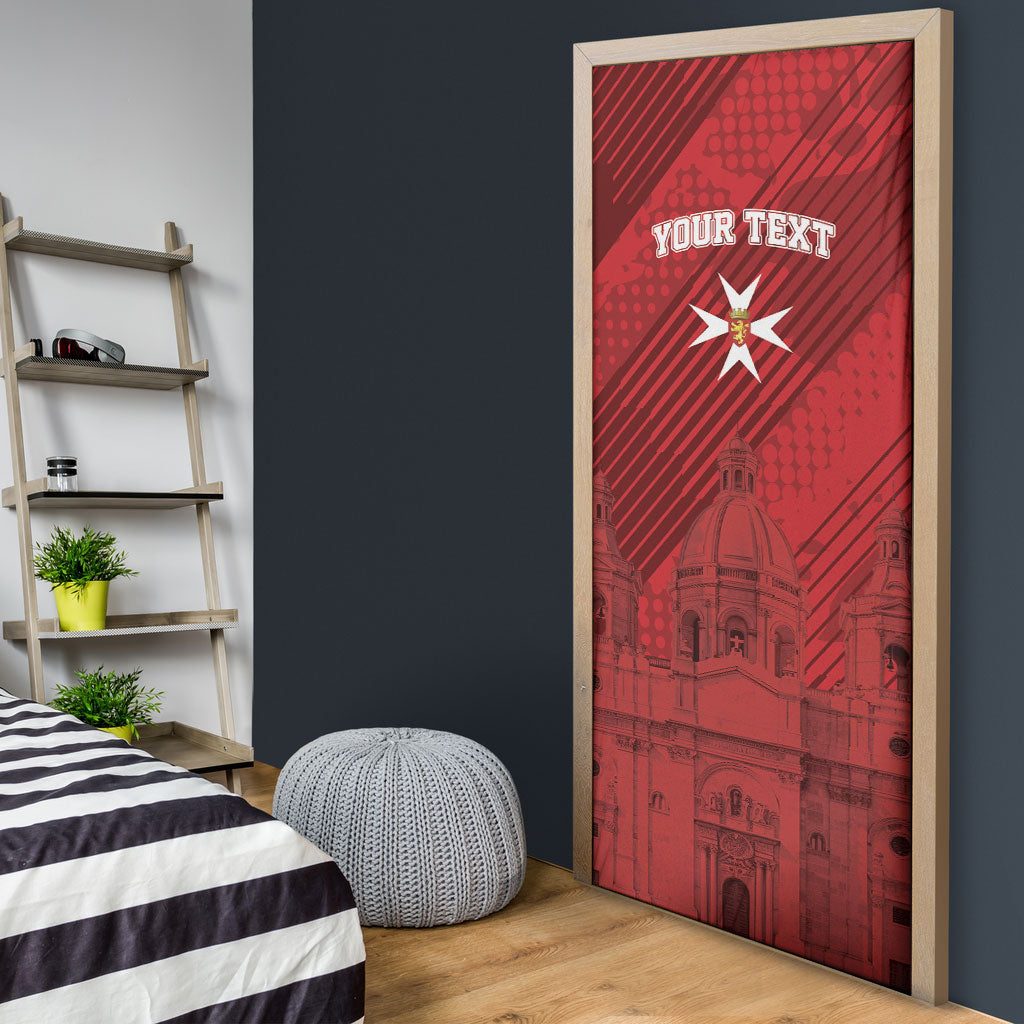 Personalised Malta Valletta Door Cover St Johns Cathedral