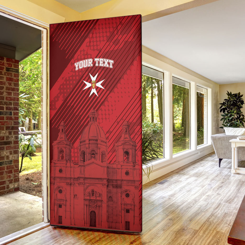 Personalised Malta Valletta Door Cover St Johns Cathedral
