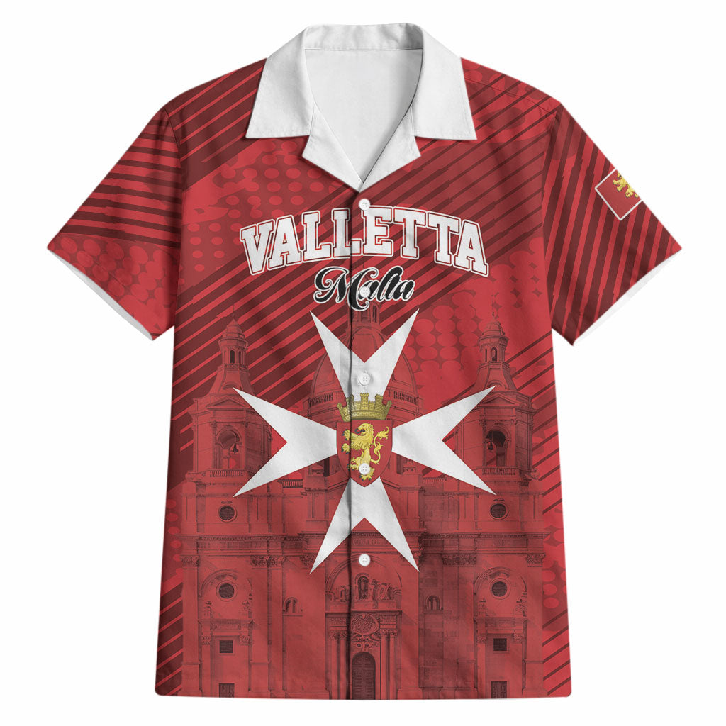 Personalised Malta Valletta Hawaiian Shirt St Johns Cathedral